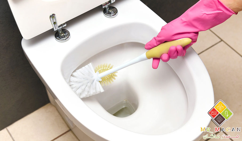 تمیز کردن توالت فرنگی با چند ترفند ساده
